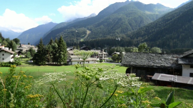 意大利阿尔卑斯山的风景视频素材