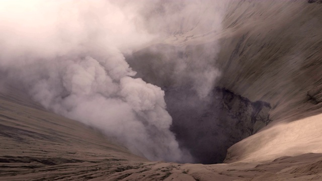 印度尼西亚东爪哇的布罗莫火山视频素材