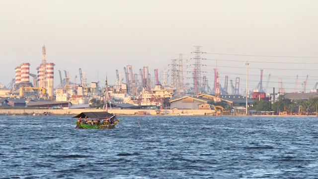 安可雅加达湾市。视频素材