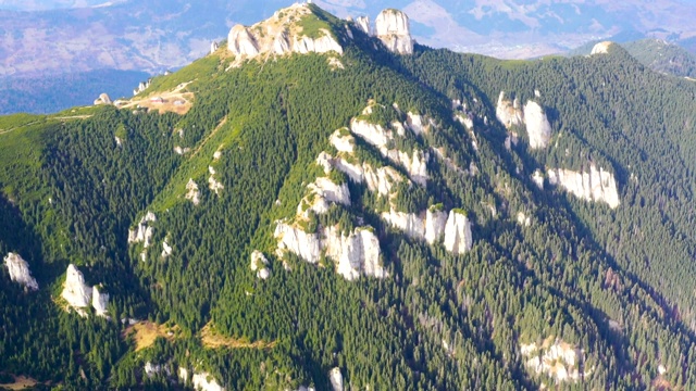 夏季景观落基山，无人机视频素材