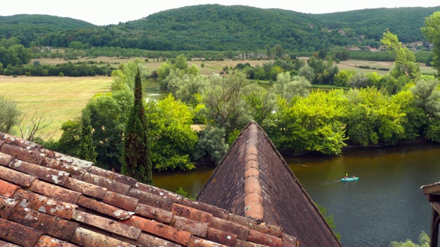 Beynac-et-Cazenac,多尔多涅- France)视频素材