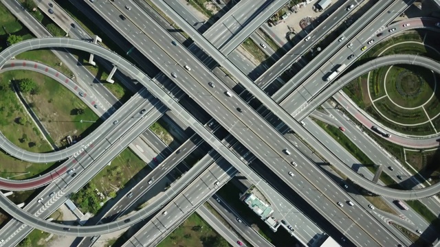 高速公路交换视频素材