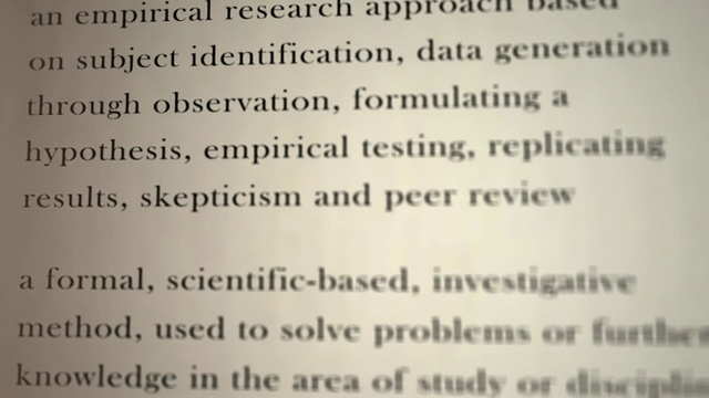科学方法的定义视频素材