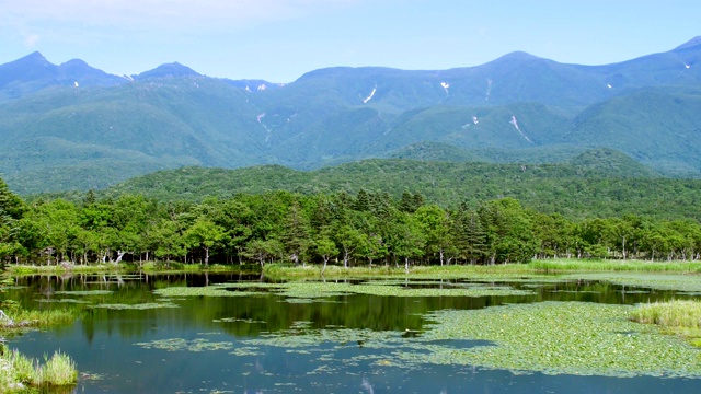 五金店五乐湖，北海道，日本视频素材