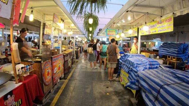 街头食品泰国视频素材