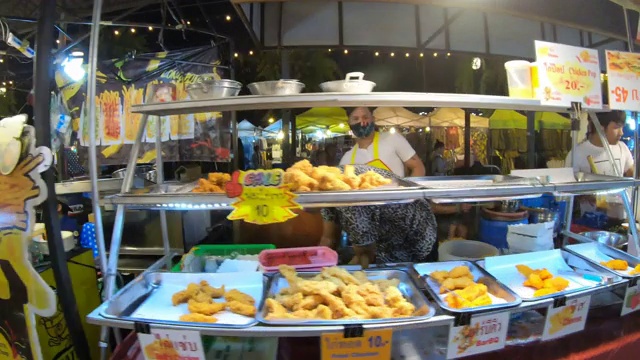 街头食品泰国视频素材