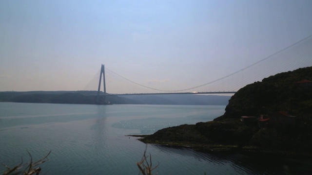 Yavuz苏丹Selim Bridge和Landscpae视频素材