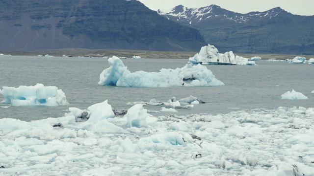 冰川湖Jokulsarlon视频素材