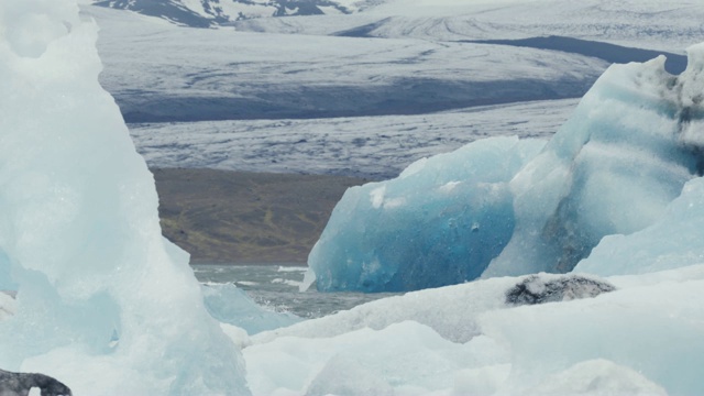 冰川湖Jokulsarlon视频素材