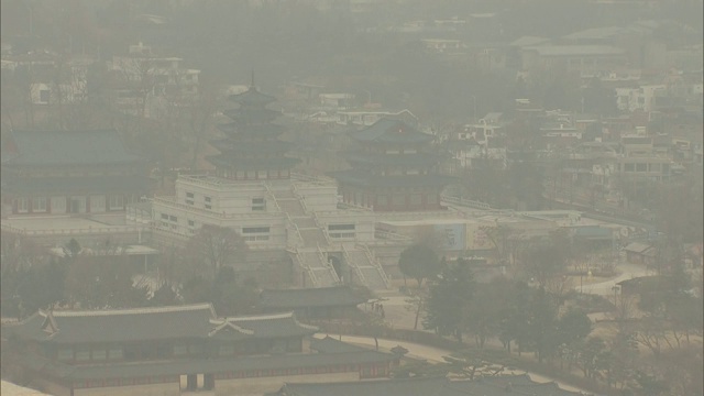 韩国汉城中no-gu的韩国国家民俗博物馆视频素材