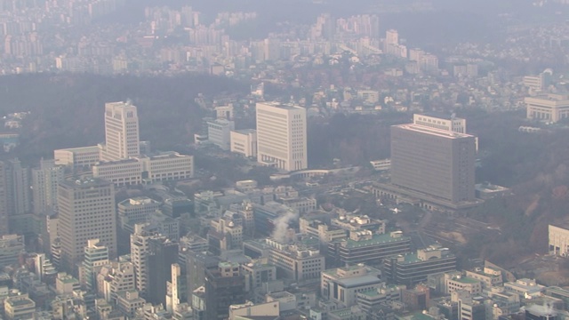 首尔中央地区检察官办公室，最高检察官办公室和最高法院，首尔，韩国视频素材