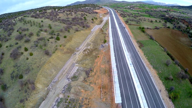 航拍道路图像视频素材