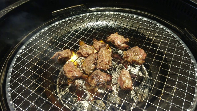 烤肉视频素材