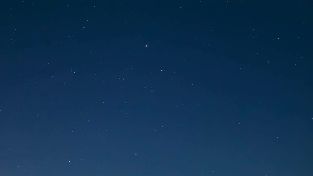 夜晚星空背景。自然发光的星星夜景视频素材