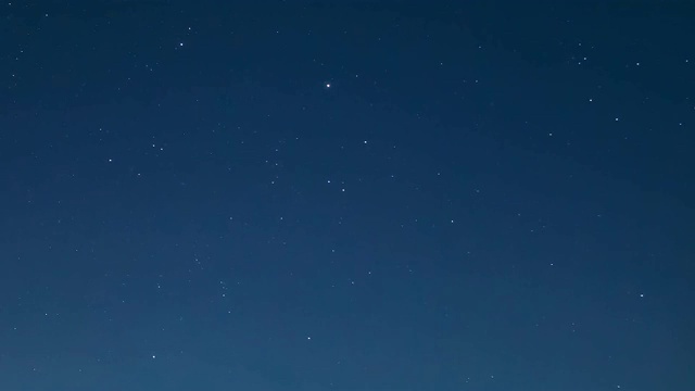 夜晚星空背景。自然发光的星星夜景视频素材