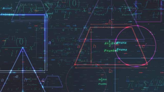 数学与几何概念视频素材