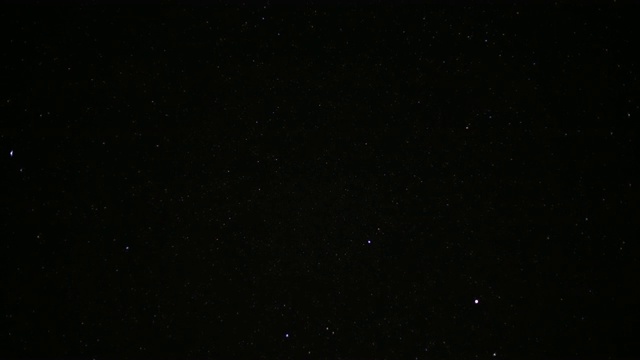 有流星的夜空视频素材