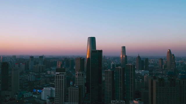 城市鸟瞰图视频素材