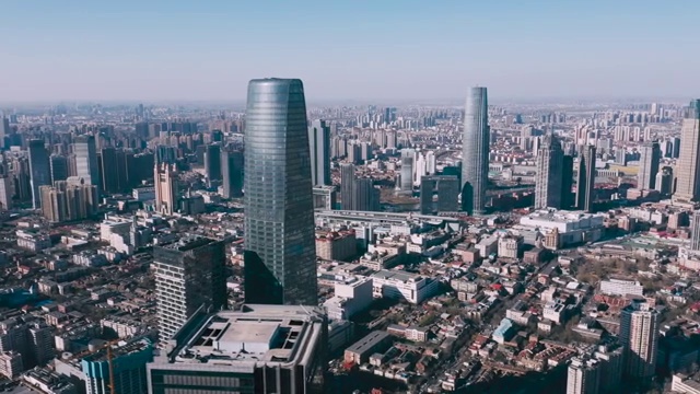 城市鸟瞰图视频素材