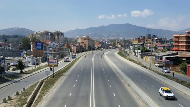 加德满都的道路视频素材