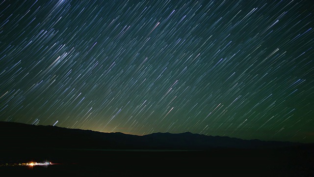 死亡谷的恒星时间流逝视频下载