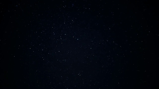 夜晚时间流逝天空流星视频素材