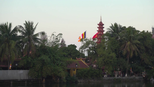 河内陈国寺的宝塔视频素材