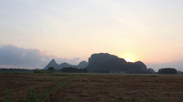 和泰国Phatthalung的日出视频素材