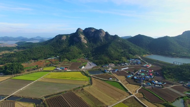 市南有广阔的平原和海岛视频素材