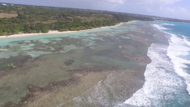 俯瞰海滩视频素材