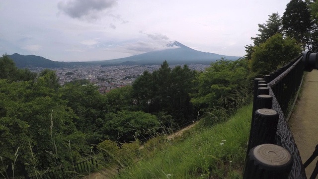 美丽的富士山延时视频素材