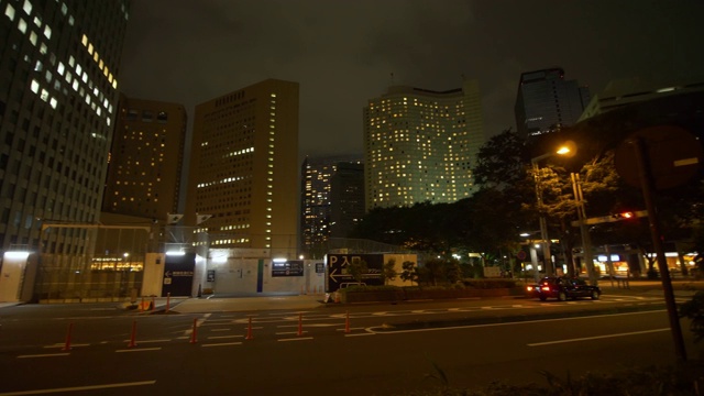 新宿摩天大楼夜景视频素材