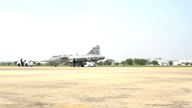 泰国空军和泰国儿童节在廊曼空军基地视频素材