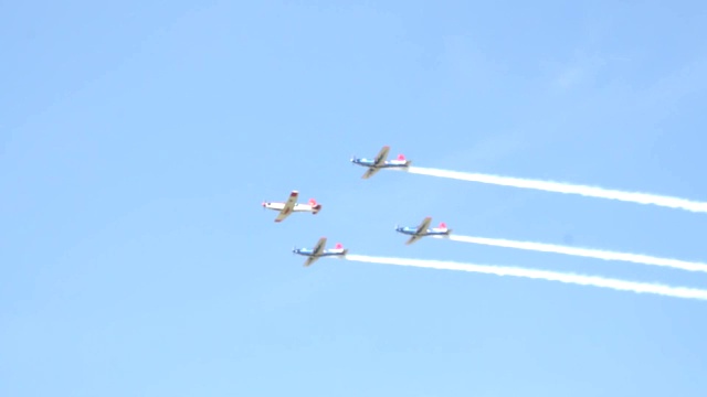 泰国空军和泰国儿童节在廊曼空军基地视频素材