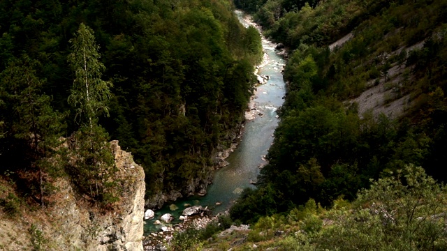 塔拉河峡谷，国家公园，黑山视频下载