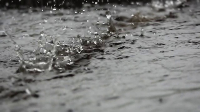 热带国家下大雨。视频素材