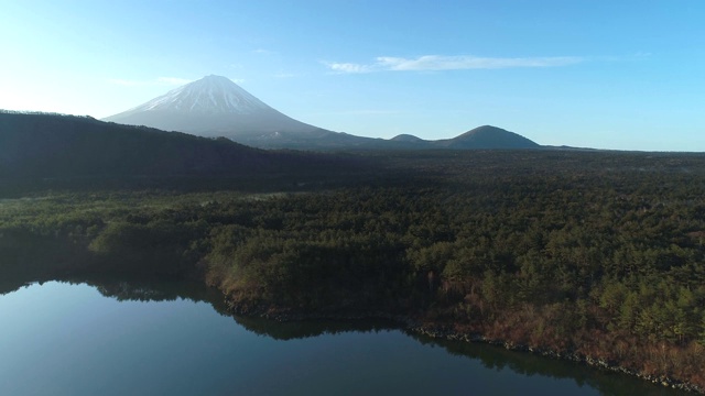 富士山航空摄影视频素材