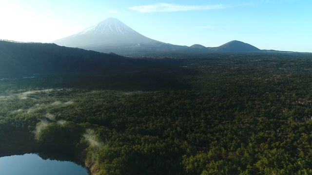 富士山航空摄影视频素材