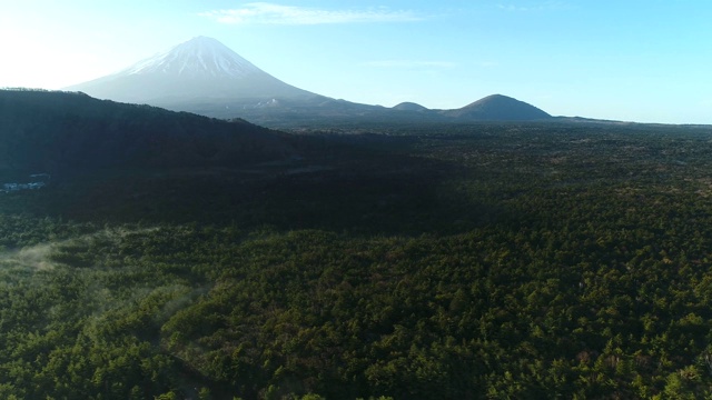 富士山航空摄影视频素材