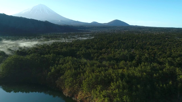 富士山航空摄影视频素材