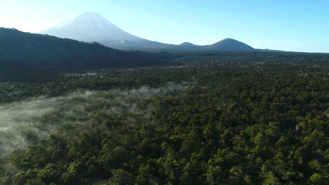 富士山航空摄影视频素材