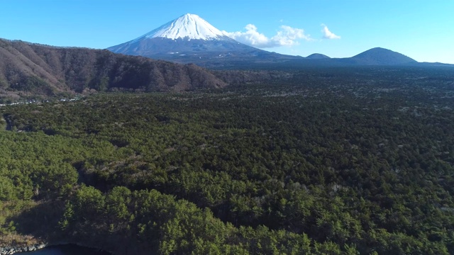 富士山航空摄影视频素材