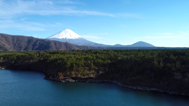 富士山航空摄影视频素材