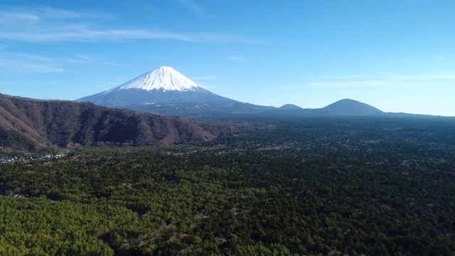 富士山航空摄影视频素材