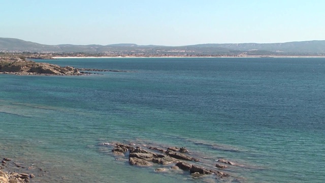 卡纳卡莱海峡，海岸线和卡纳卡莱的船只的一般观点。
Canakkale /土耳其10/12/2013视频素材