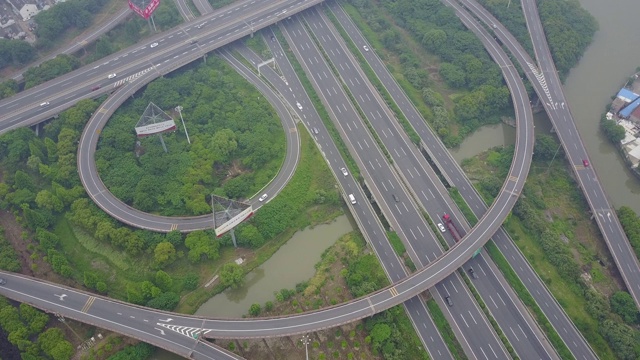 城市立交桥视频素材