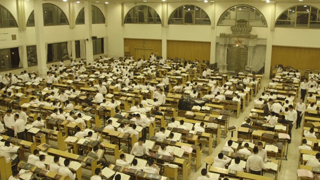 Torah学习学校，蒙太奇视频素材