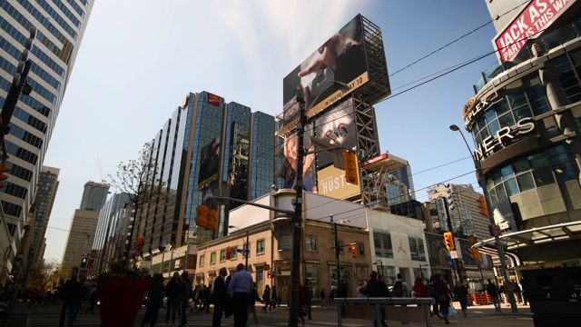 Yonge & Dundas多伦多视频素材