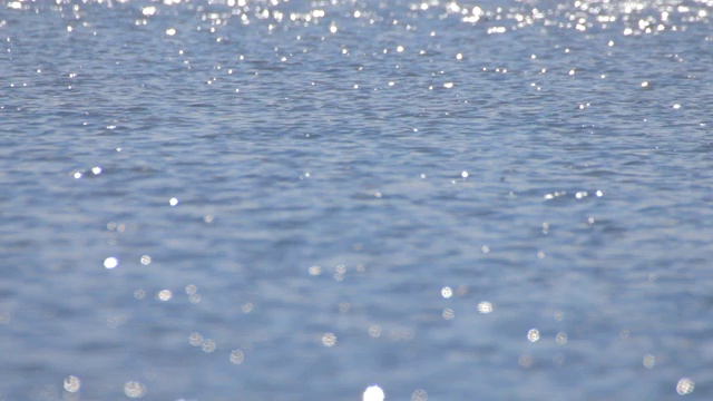 水面上的太阳反射视频素材