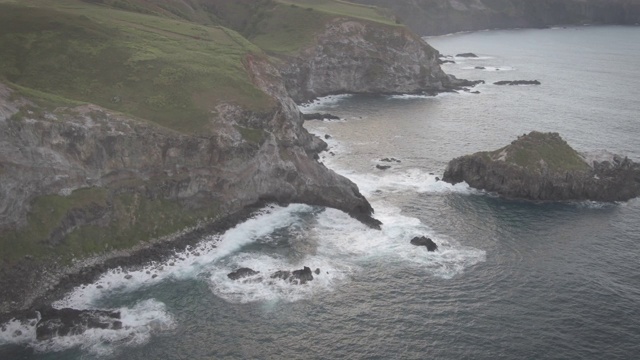 夏威夷海岸悬崖视频素材